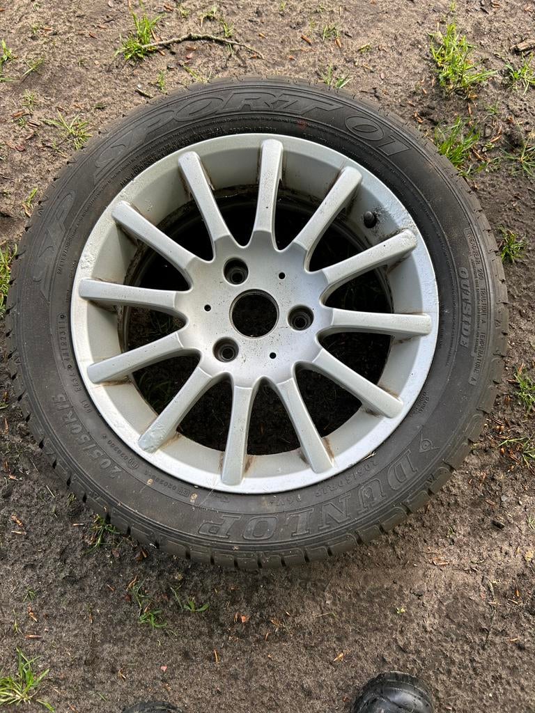Alu velgen met banden voor smart roadster, Roadster, Particulier, Te koop, Coupé