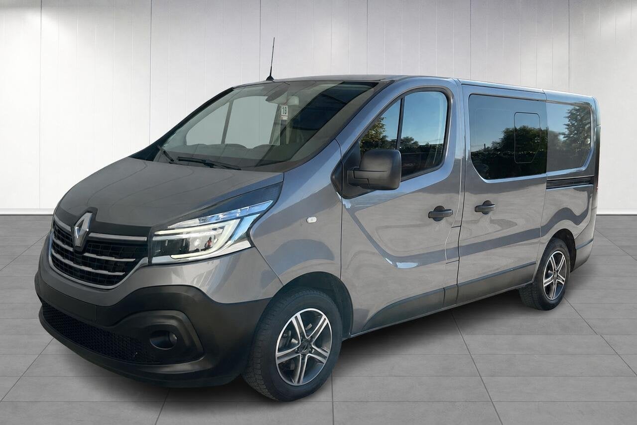 Renault Trafic Grand Confort L1H1 Dub Cab 6 pl 2.0 dCi 120, Electronic Stability Program (ESP), 120 pk, Bedrijf, Zilver of Grijs
