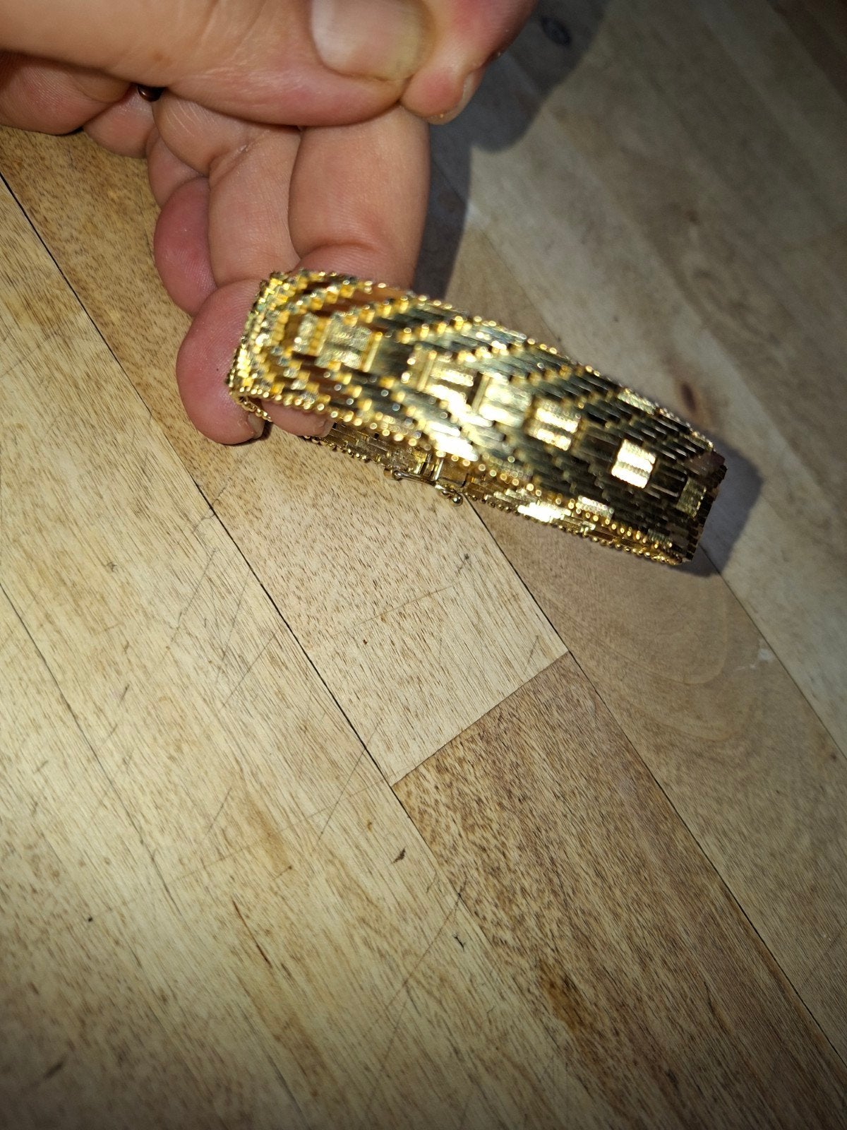 Vintage armband, Ophalen of Verzenden, Goud, Goud