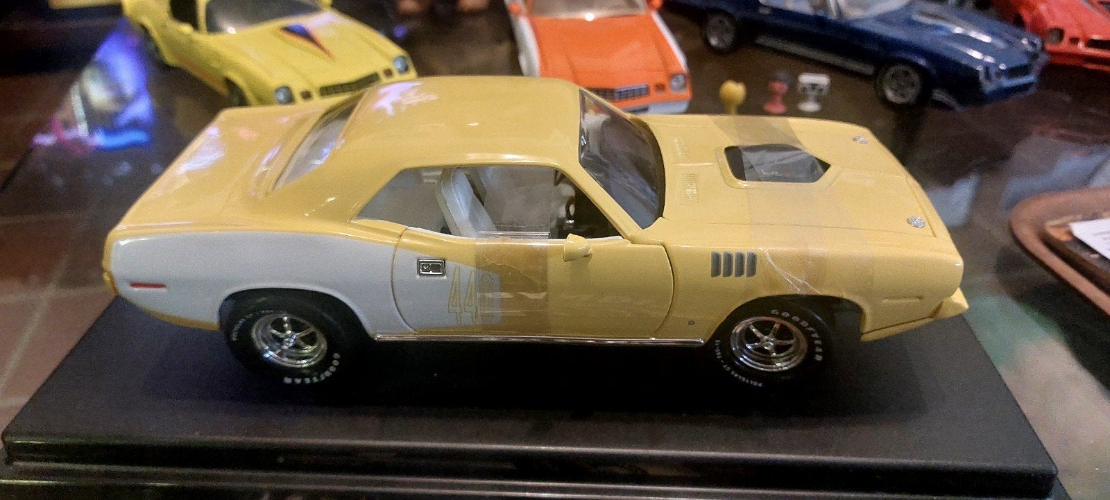 plymouth cuda. mint staat.met ovp  ertl, Hobby en Vrije tijd, Ophalen of Verzenden, Auto, ERTL