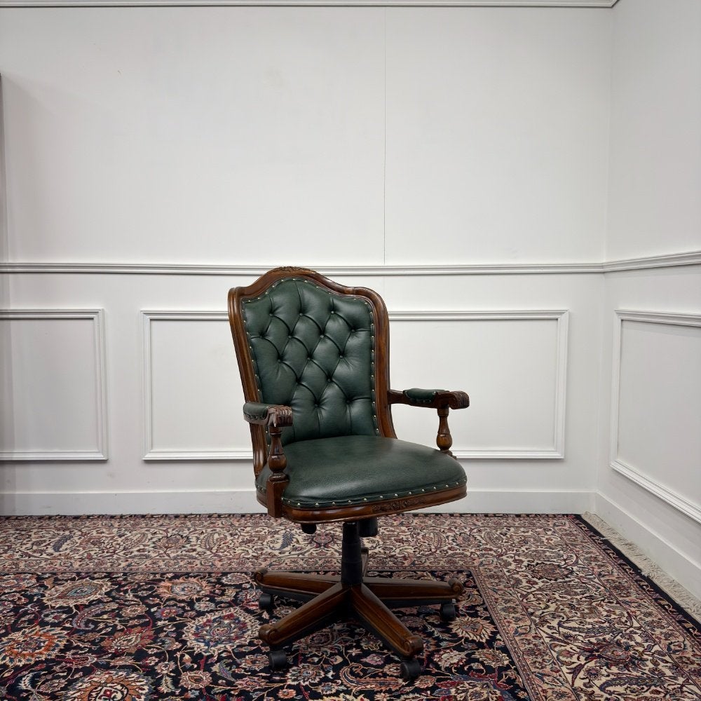 Klassiek Engels Chesterfield Bureaustoel, Enlèvement