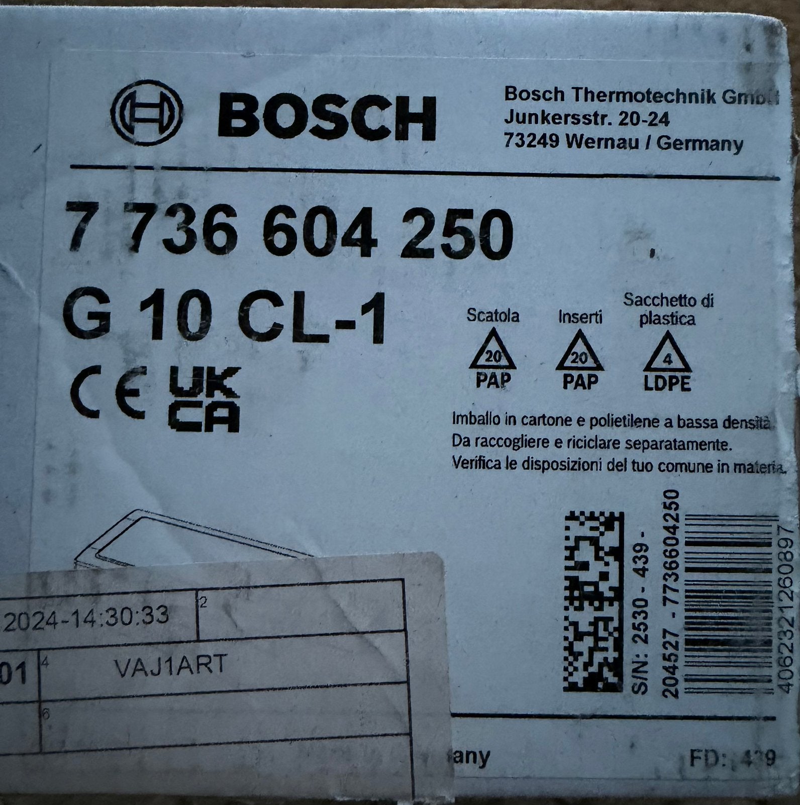 Passerelle WiFi Bosch G 10 CL-1 — Nouveau, Enlèvement, Comme neuf