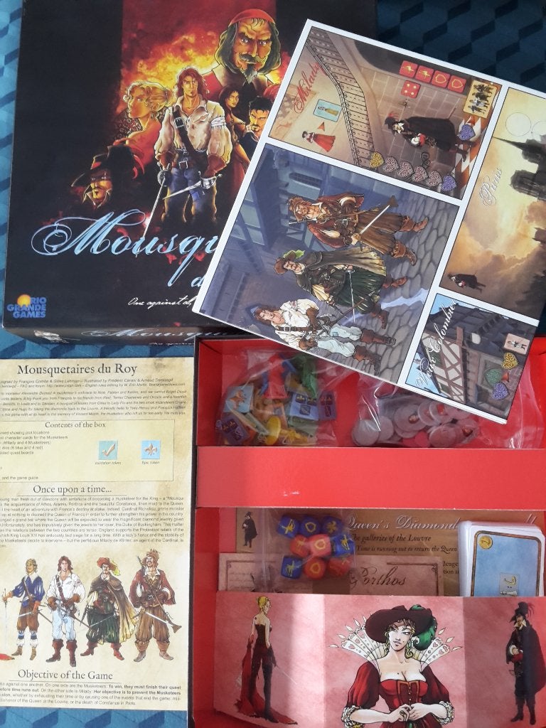 Nieuw spel Mousquetaires du Roy, 1-5 sp., + 1 gratis promo, Ophalen of Verzenden, Nieuw, Ystari Games