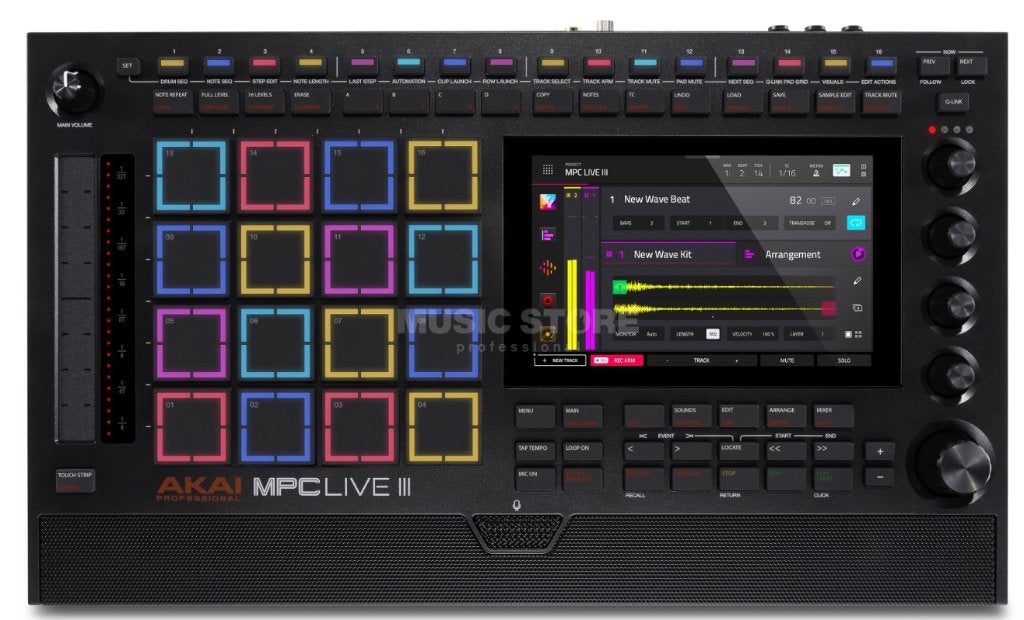 AKAI MPC LIVE 3 + CASE, Muziek en Instrumenten, Samplers, Ophalen, Zo goed als nieuw