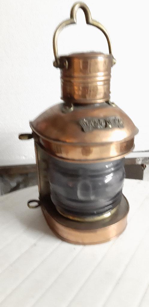 antieke scheepslamp, Ophalen