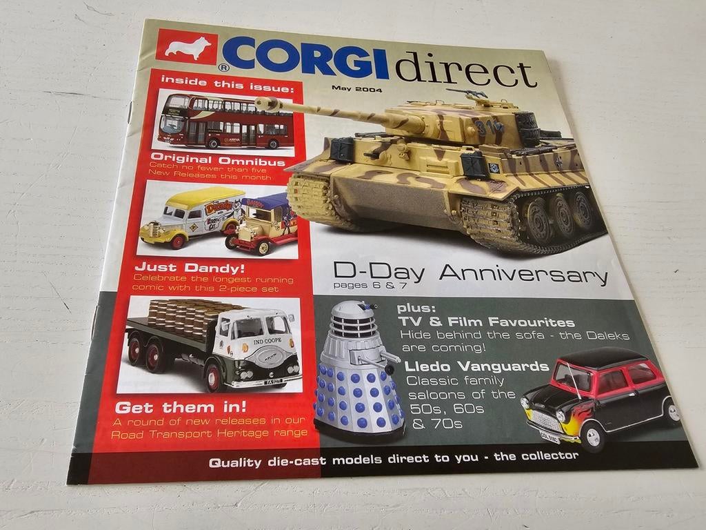 Corgi Direct catalogus uit mei 2004 met diecast modellen., Ophalen of Verzenden