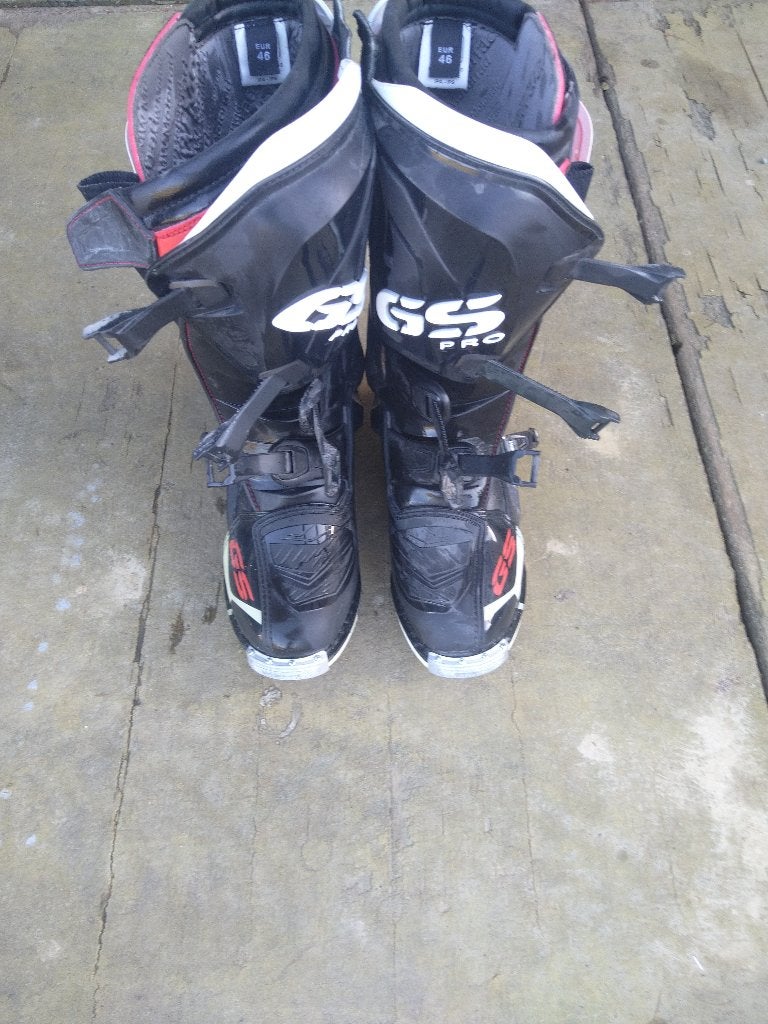 BMW GS Pro motorlaarzen zwart/wit/rood, Heren, Nieuw zonder kaartje, Laarzen, Ophalen