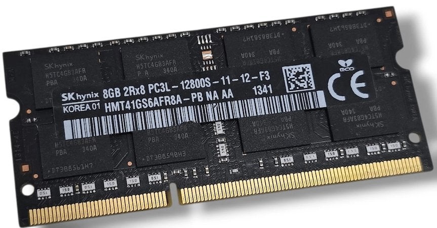 2 x 8 Go de RAM (2Rx8 PC3L - 12800S - 11 - 13 - F3), Informatique & Logiciels, Mémoire RAM, 8 GB, DDR3, Enlèvement, Utilisé