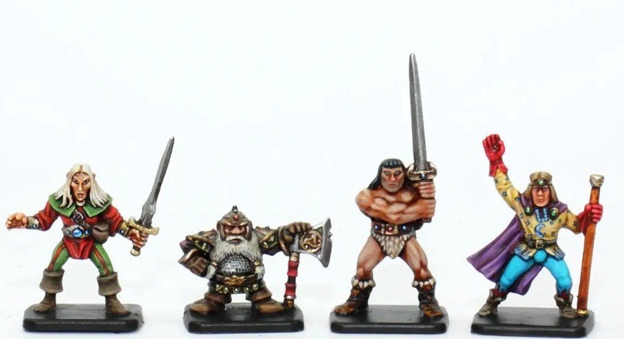 Originele HeroQuest heroes(1989), Een of twee spelers, Ophalen of Verzenden, Nieuw, MB
