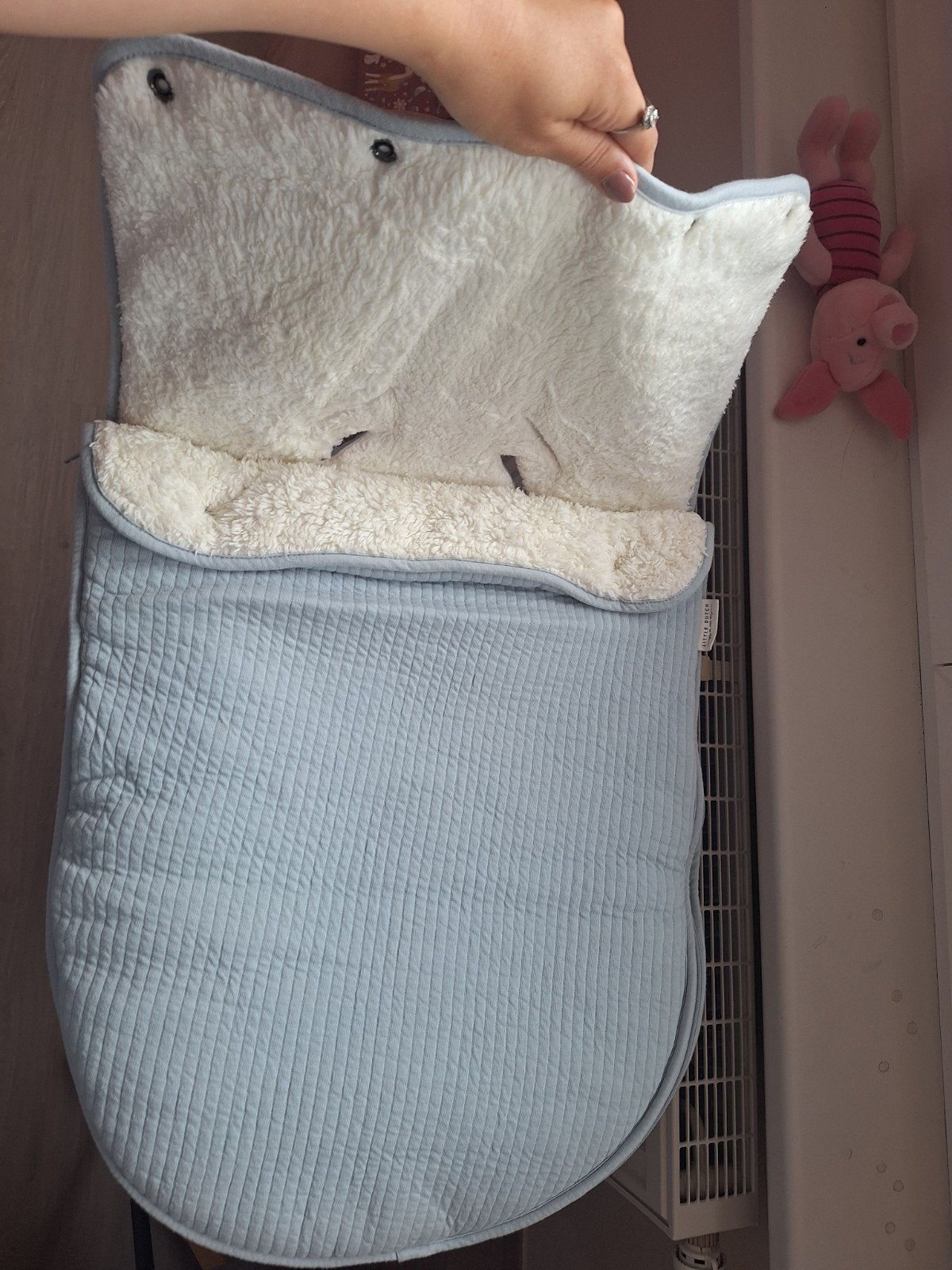 Little Dutch – Voetenzak autostoeltje 0+ Pure Soft Blue, Enlèvement, Couverture pieds