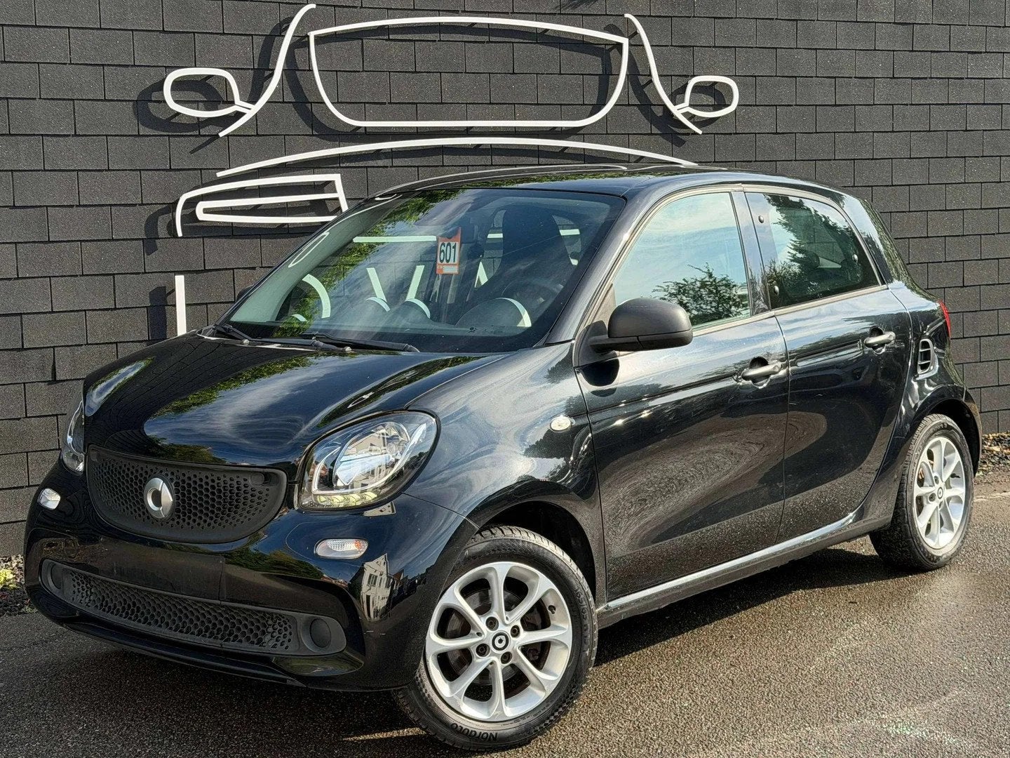 Smart Forfour 1.0i+AIRCO+JANTES+EURO 6B, Autos, Smart, Achat, Entreprise, Boîte manuelle, Noir
