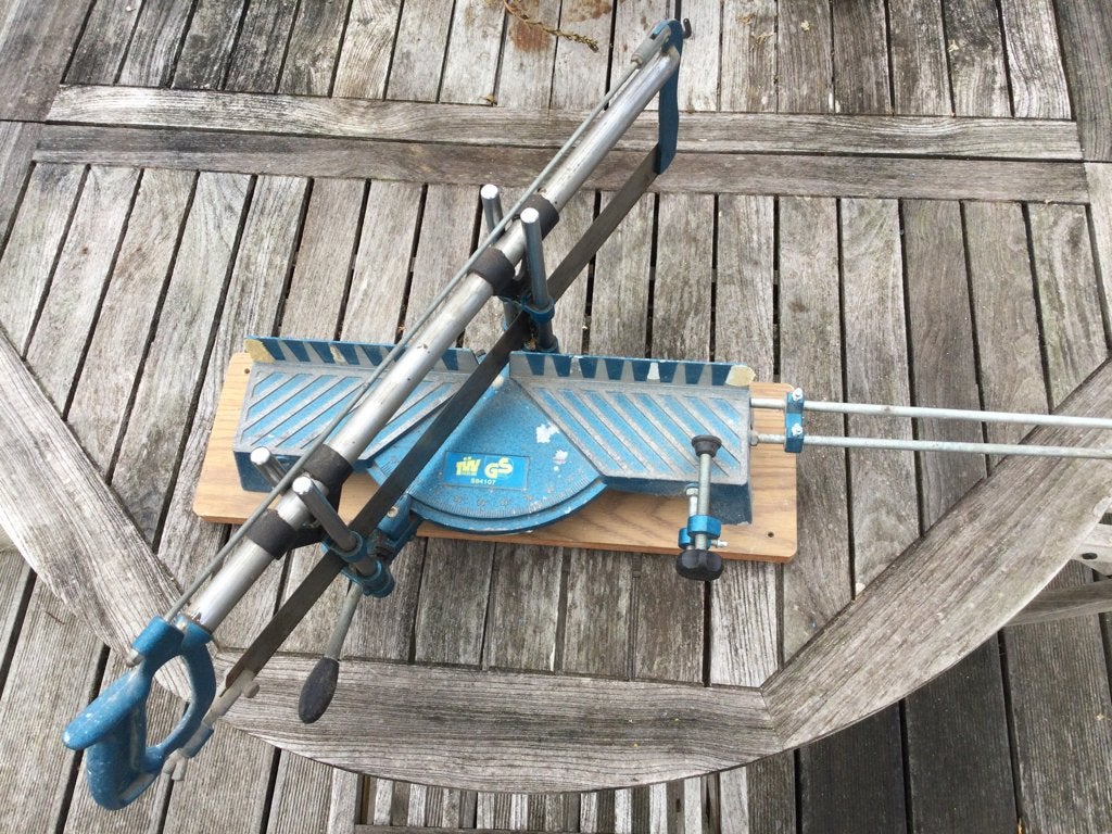 Verstekzaag, Doe-het-zelf en Bouw, Gereedschap | Handgereedschap, Ophalen, Gebruikt, Zaag