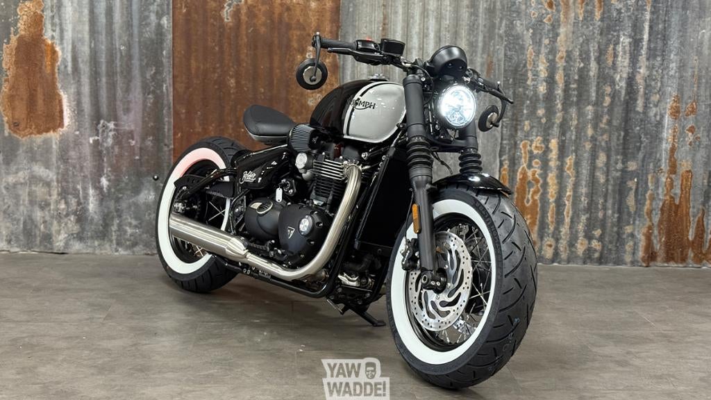 Custom Triumph Bobber: Classic Rocker, Motoren, Traction Control, 2 cilinders, Occasion, Bedrijf