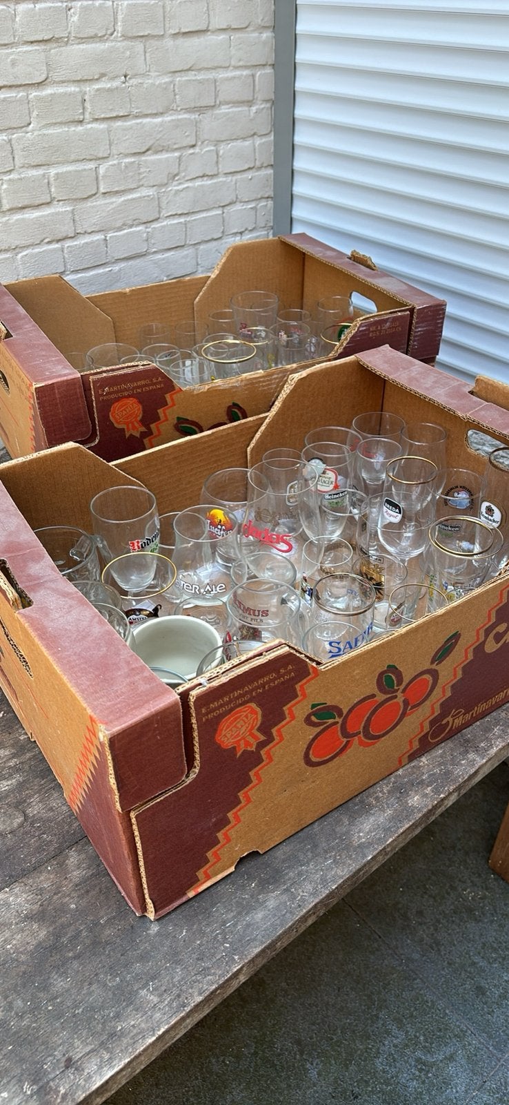 Collection de verres à bière, Enlèvement, Comme neuf, Verre à bière