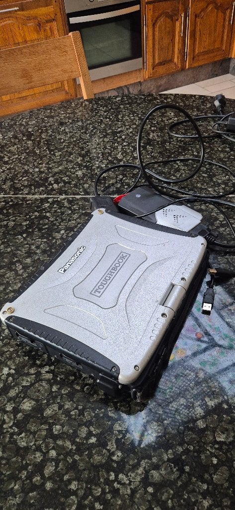 Panasonic toughbook, Ophalen, Gebruikt