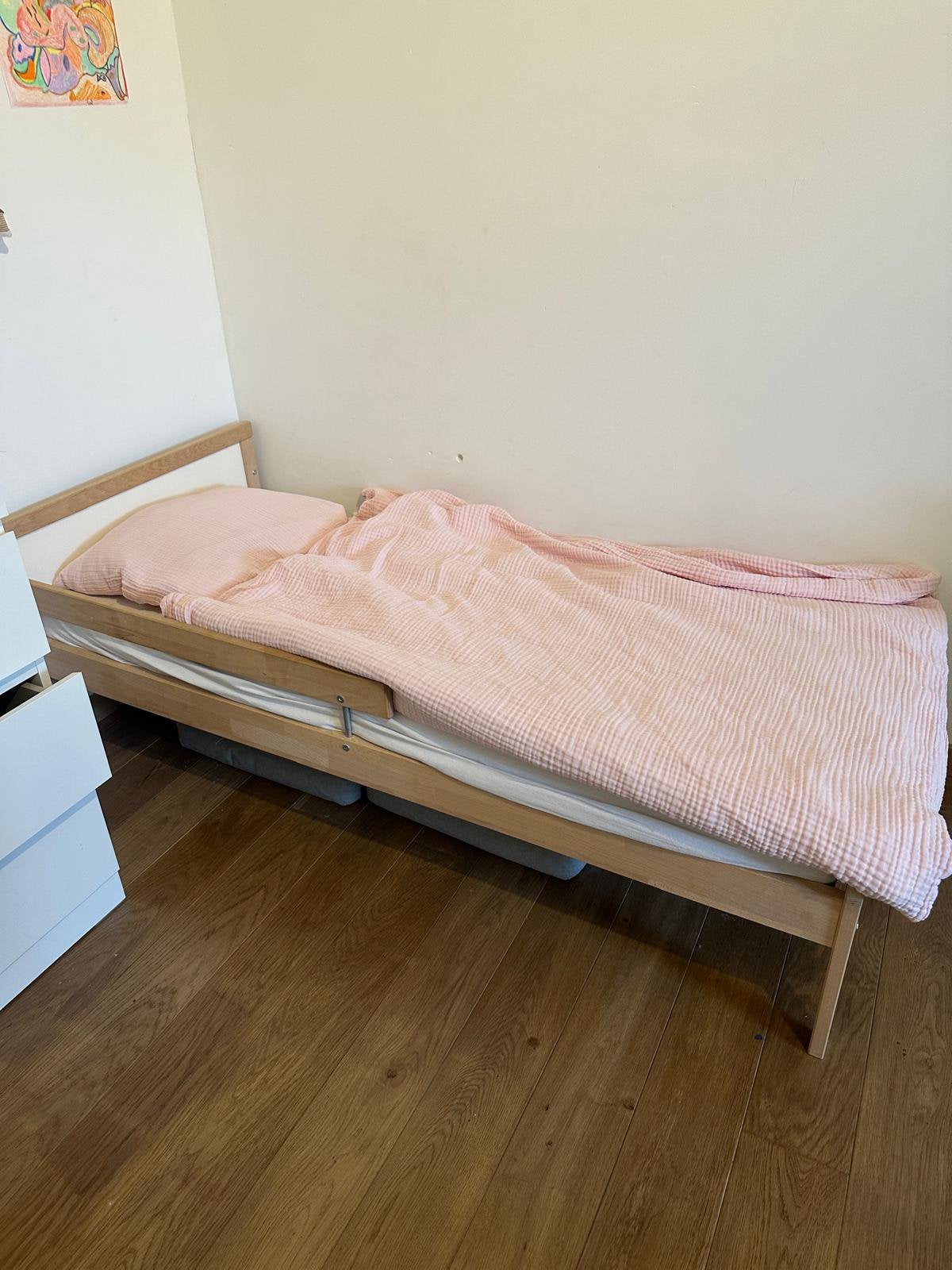 2 lits enfants Sniglar (ikea), Sommier à lattes, 70 à 85 cm, Enlèvement, Utilisé