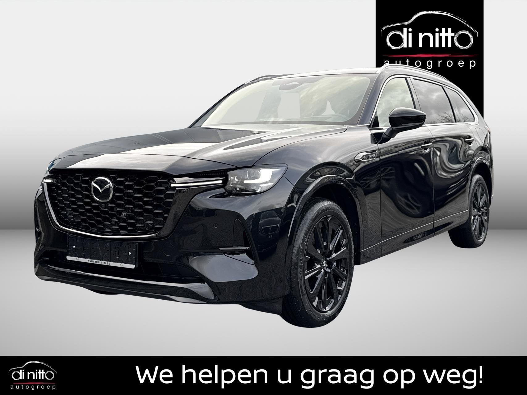 Mazda CX-80 2.5L e-SKYACTIV PHEV 327 hp 8AT Homura Plus AWD, Automaat, Stof, Zwart, CX-80
