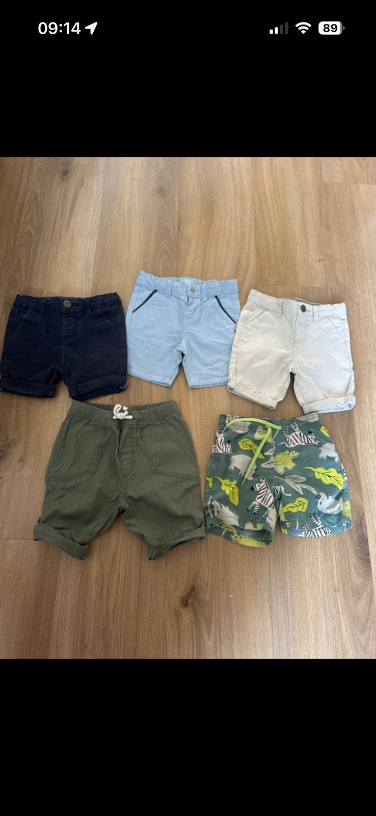 Pakket shortjes maat 74, Ophalen, Gebruikt