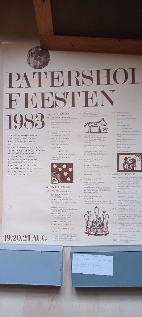 Patershol affiche, Ophalen