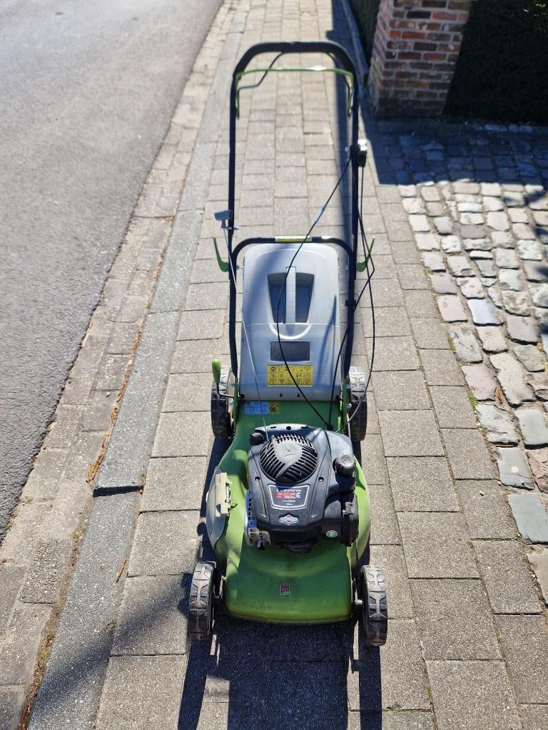 Grasmaaier op benzine Central Park 150cc, Tuin en Terras, Ophalen, Cirkelmaaier, Gebruikt, Opvangbak