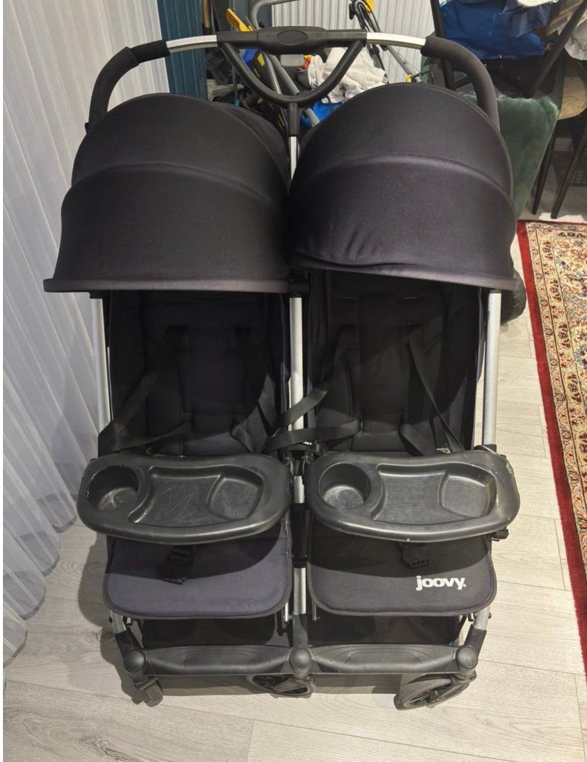 Duo Buggy Joovy Kooper x2 - (Kinderwagen), Kinderen en Baby's, Ophalen, Zo goed als nieuw