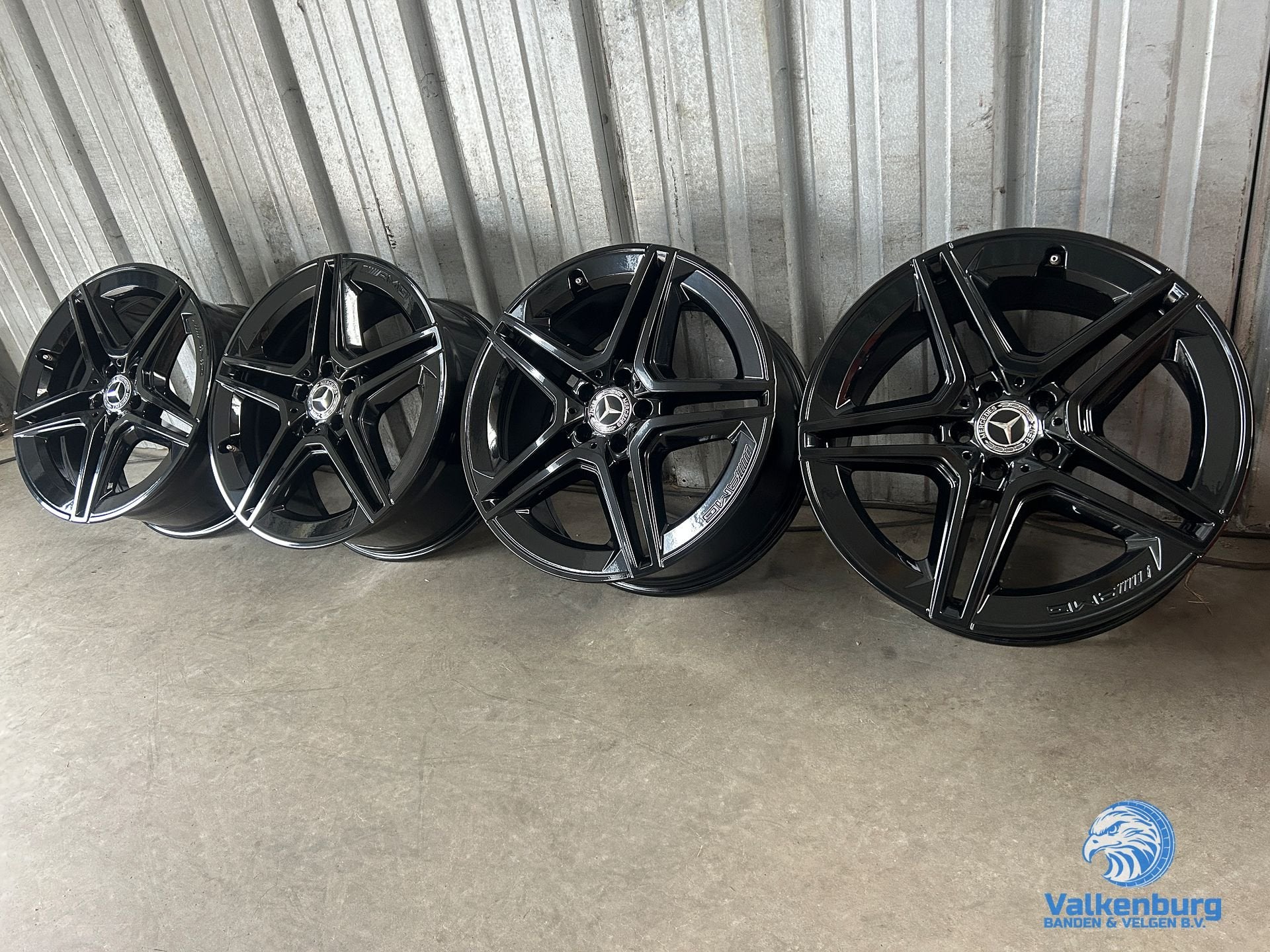 Originele Mercedes GLS GLE W167 AMG 20 inch TPMS zwarte velg, Gebruikt, Velg(en), -, -