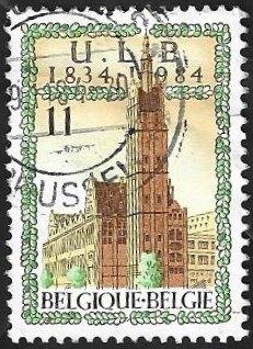 1 Postzegel België 1984 Université Libre de Bruxelles, Enlèvement ou Envoi, Affranchi, Timbre-poste, Autre