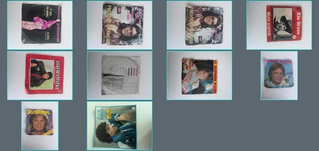 Lot 10 vinyl singles - chansons & schlagers jaren 70/80, 7 inch, Enlèvement, Utilisé, Musique du monde