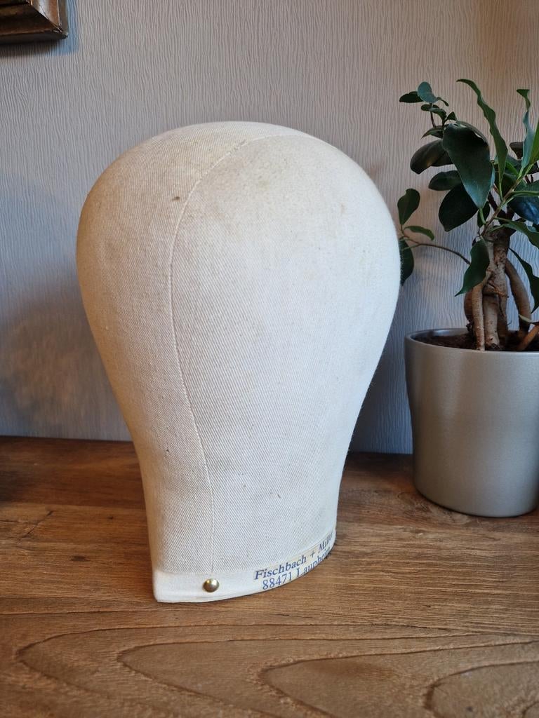 Vintage linnen pruiken hoofd Fischbach + Miller, Ophalen of Verzenden