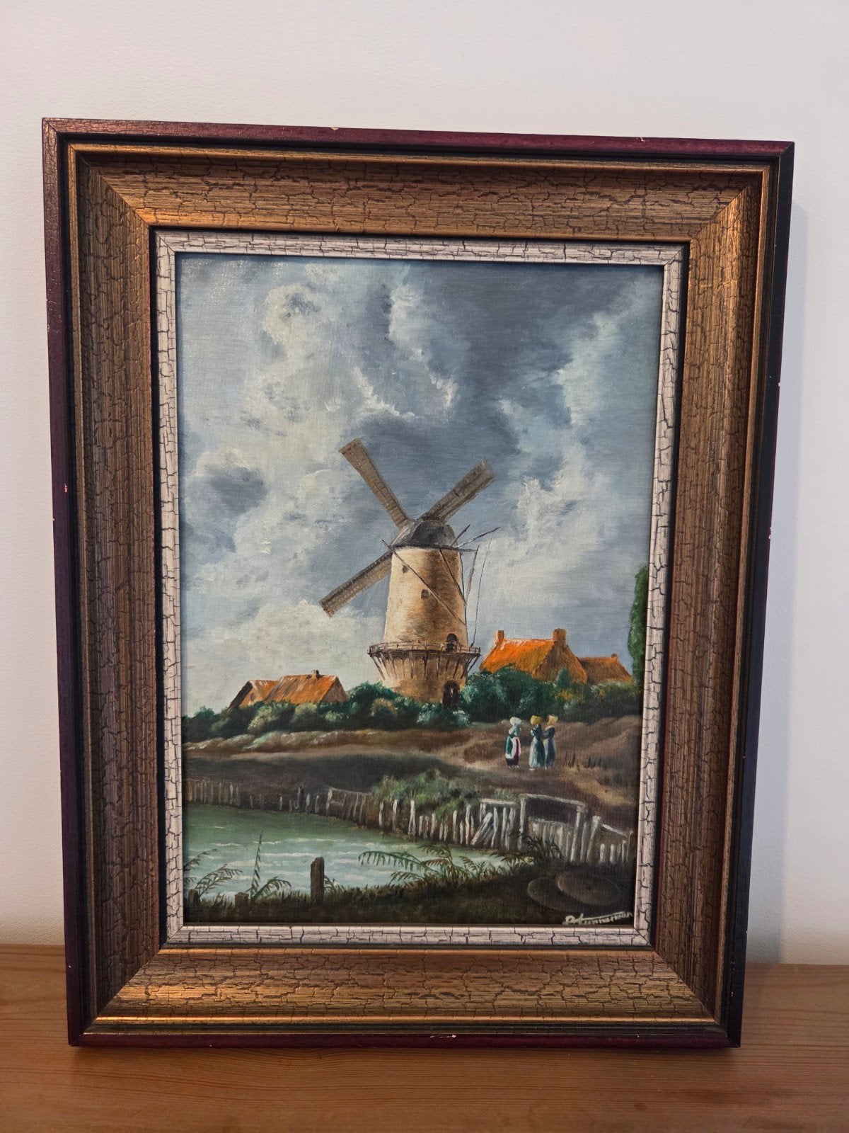 Schilderij met molen van Paul Temmerman 1984, Ophalen