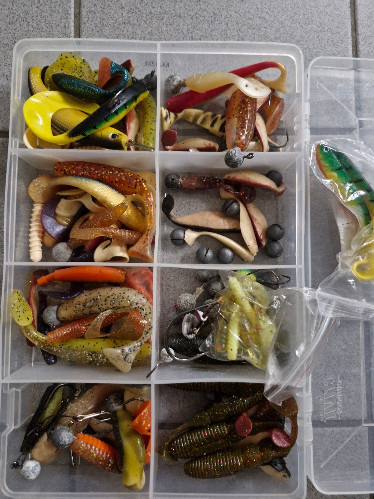 Partij softbaits en jigkoppen – compleet vispakket, Watersport en Boten, Ophalen, Complete set