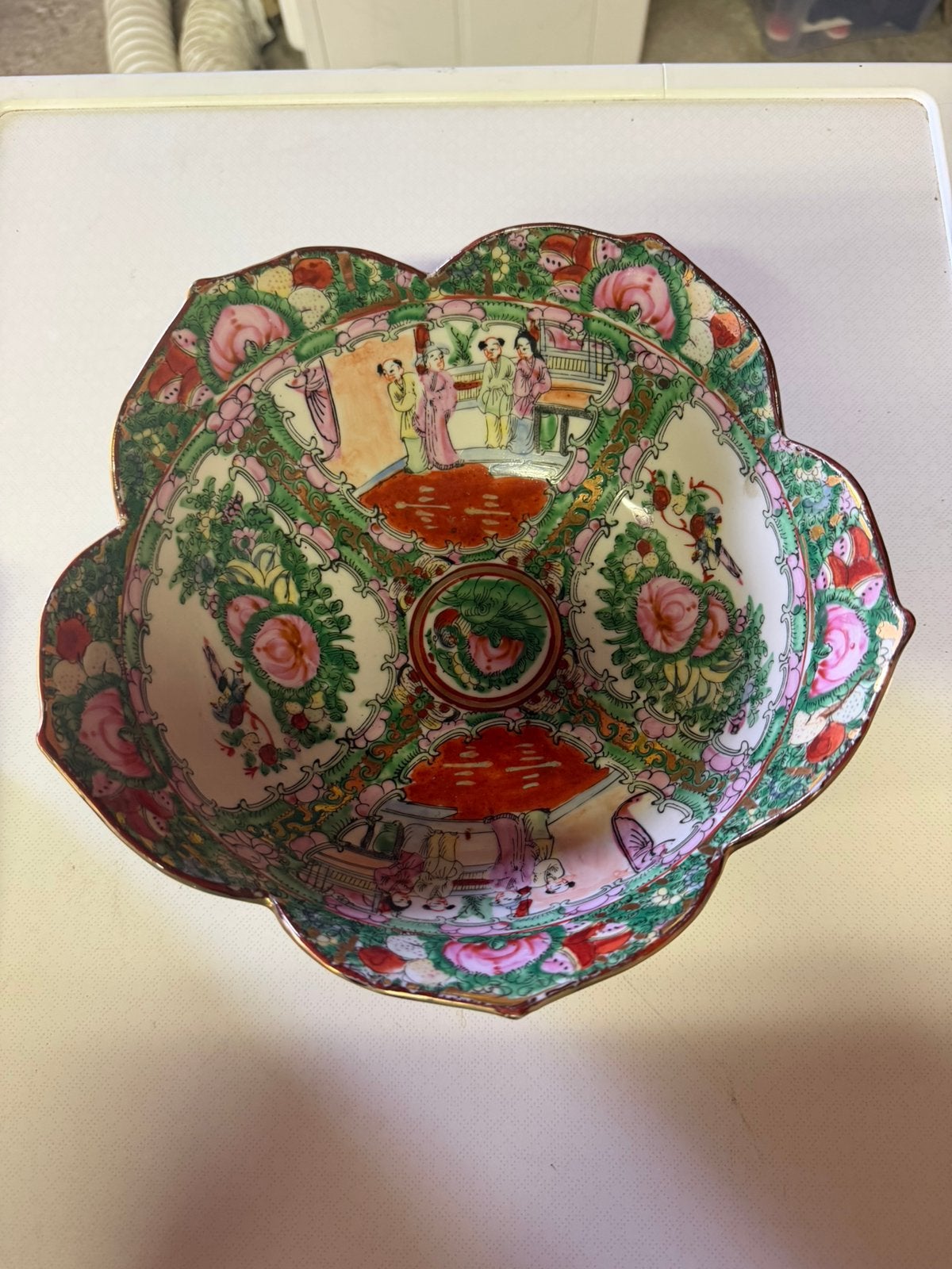 Chinese Famile Rose Porselijnen bowl, Enlèvement ou Envoi