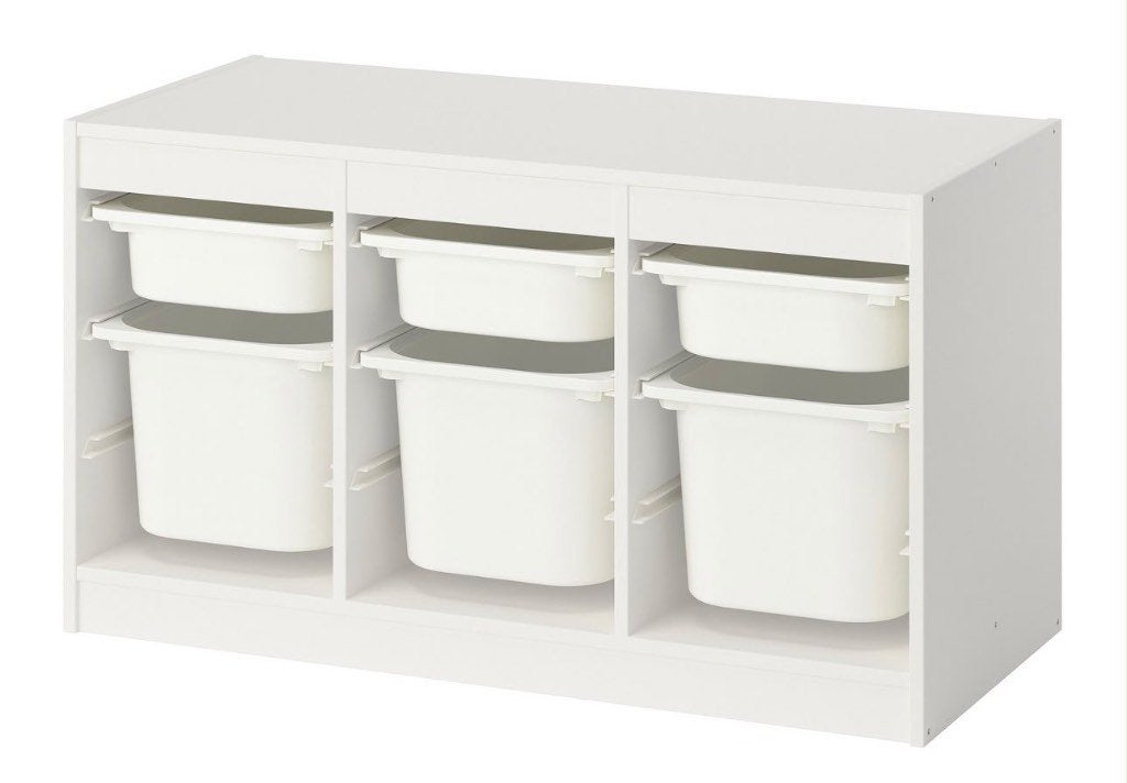 IKEA Storage with boxes/Uit sprookjesachtig bed van, Enlèvement, Comme neuf