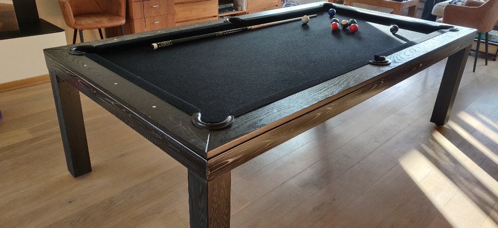 Table de billard 8 pieds en bois de rose - 1950, Sports & Fitness, Enlèvement, Neuf, Table de billard
