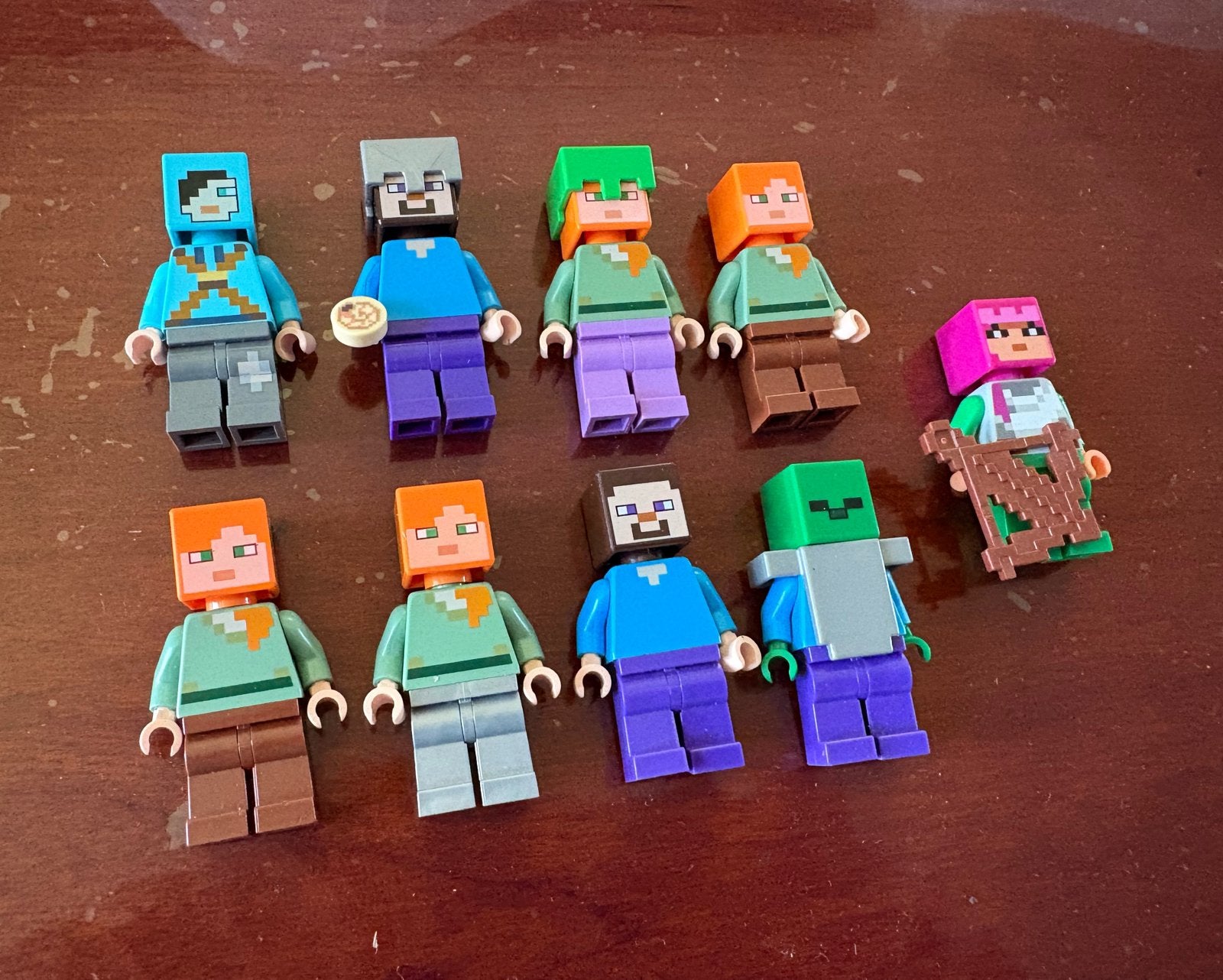 9 Lego minecraft minifiguren  14 euro vaste prijs, Ophalen of Verzenden, Zo goed als nieuw, Lego, Minecraft