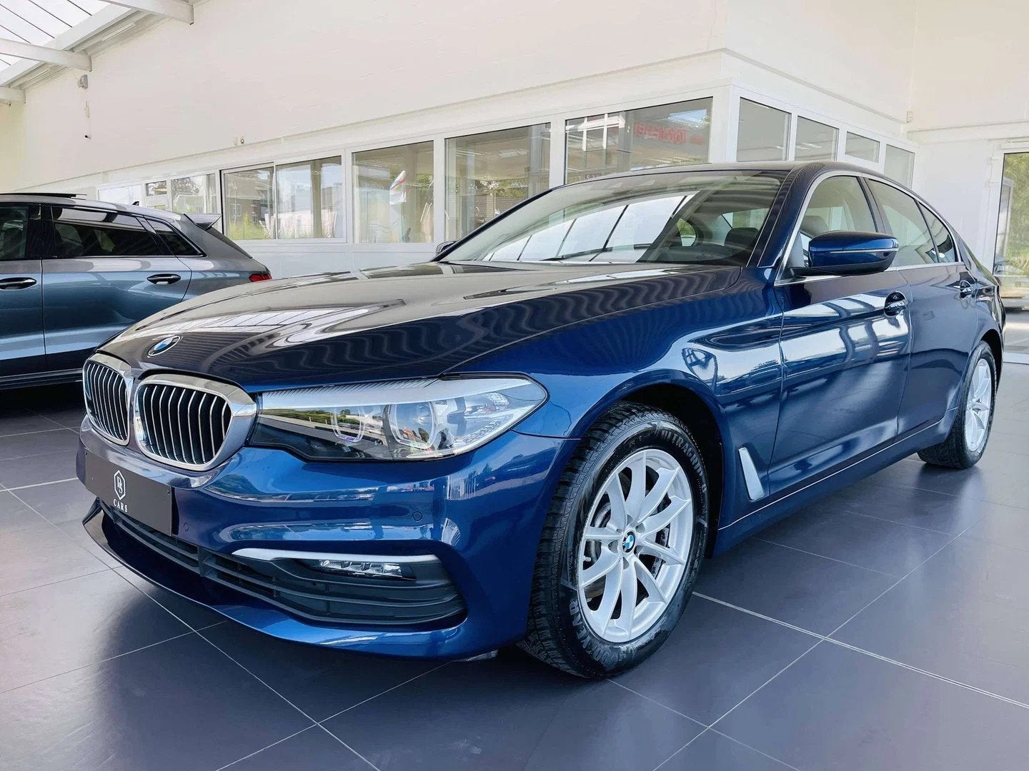 BMW 5 Serie 518 dA * GARANTIE + COCKPIT + LED + CUIR + GPS *, 4 deurs, 4 cilinders, 2260 kg, Leder