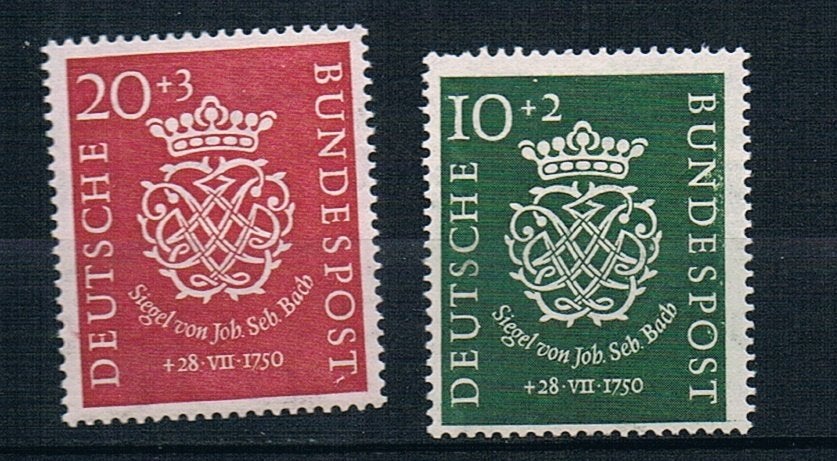 Michel 121/122 postfris, Ophalen of Verzenden, BRD, Postfris