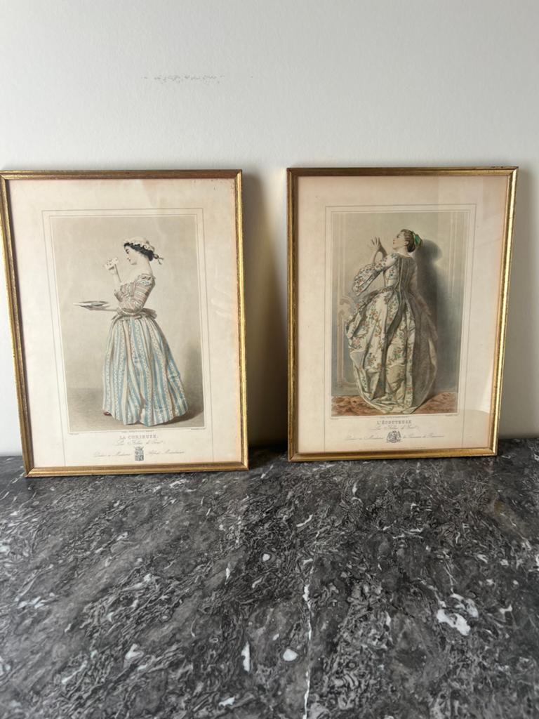 Twee heel mooie oude gravures, Ophalen of Verzenden, Gebruikt