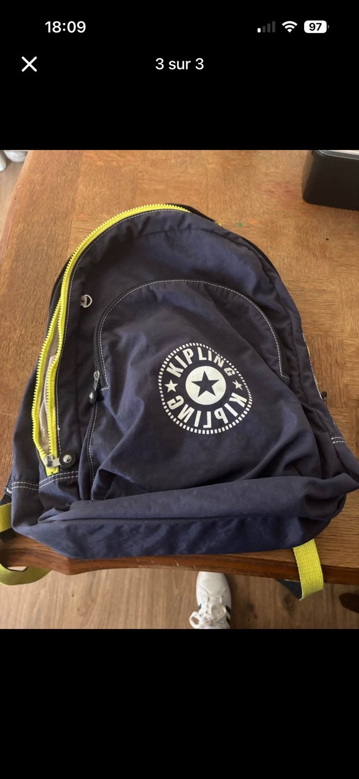 Malette sac a dos d ecole, Neuf, Kipling, 45 à 60 cm, Enlèvement