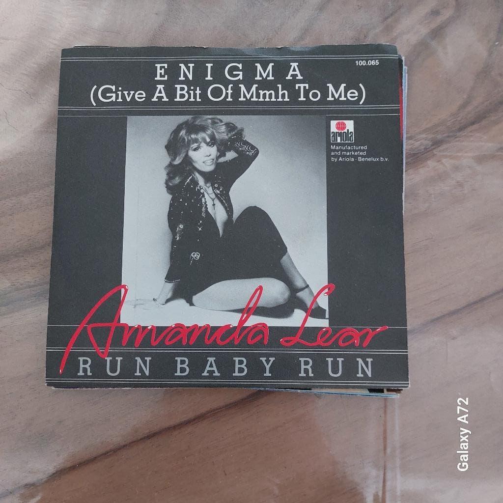 amanda lear enigma, Cd's en Dvd's, Gebruikt, 7 inch, Single, Ophalen of Verzenden