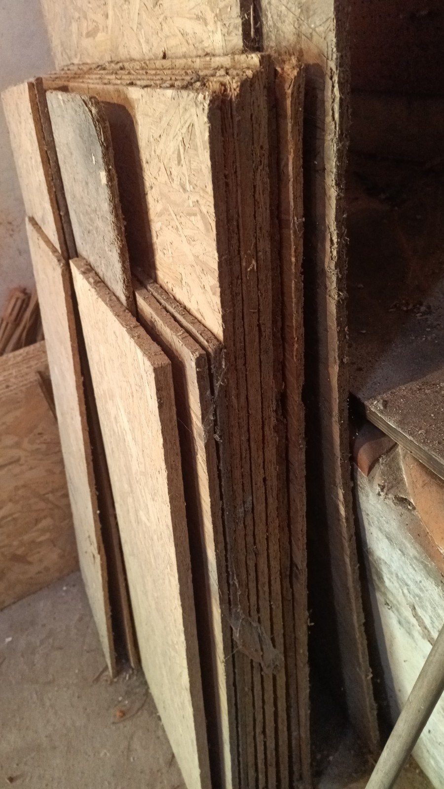 Osb 10mm verschillende afmetingen, Ophalen, Gebruikt, Minder dan 25 mm, Overige typen