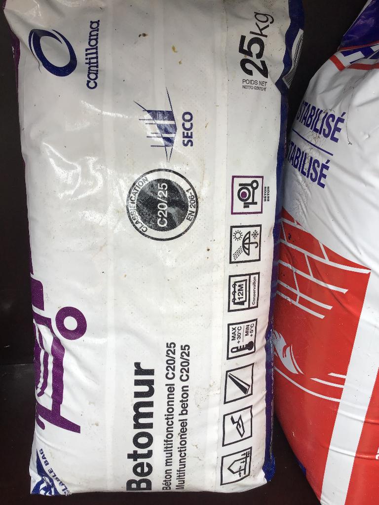 Betomur 25 kg, 20 liter of meer, Ophalen, Nieuw