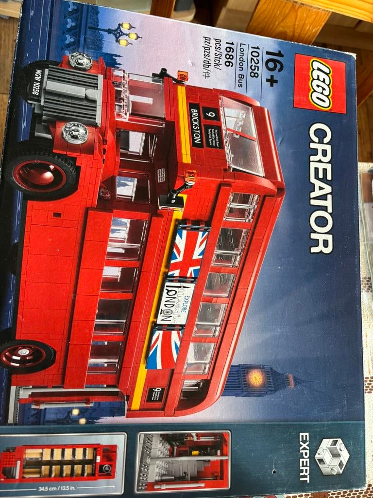 Lego 10258 london bus, Kinderen en Baby's, Speelgoed | Duplo en Lego, Ophalen, Zo goed als nieuw, Compleet, Lego