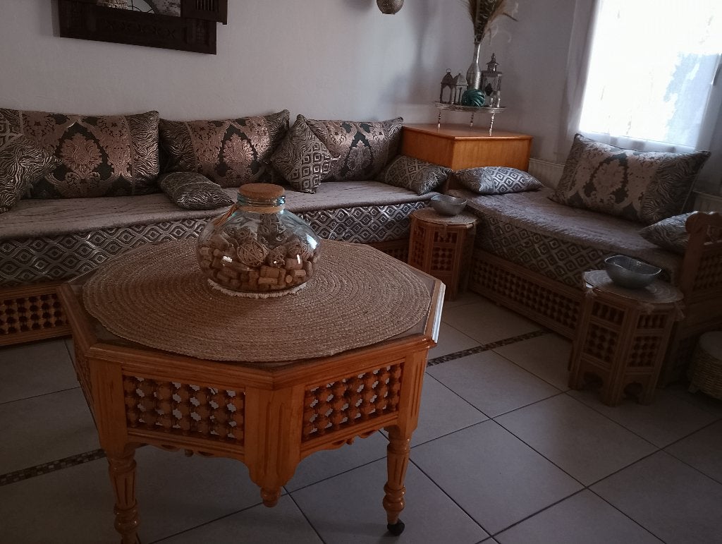 Salon marocain, Maison & Meubles, Enlèvement, Utilisé, Bois, Marocain