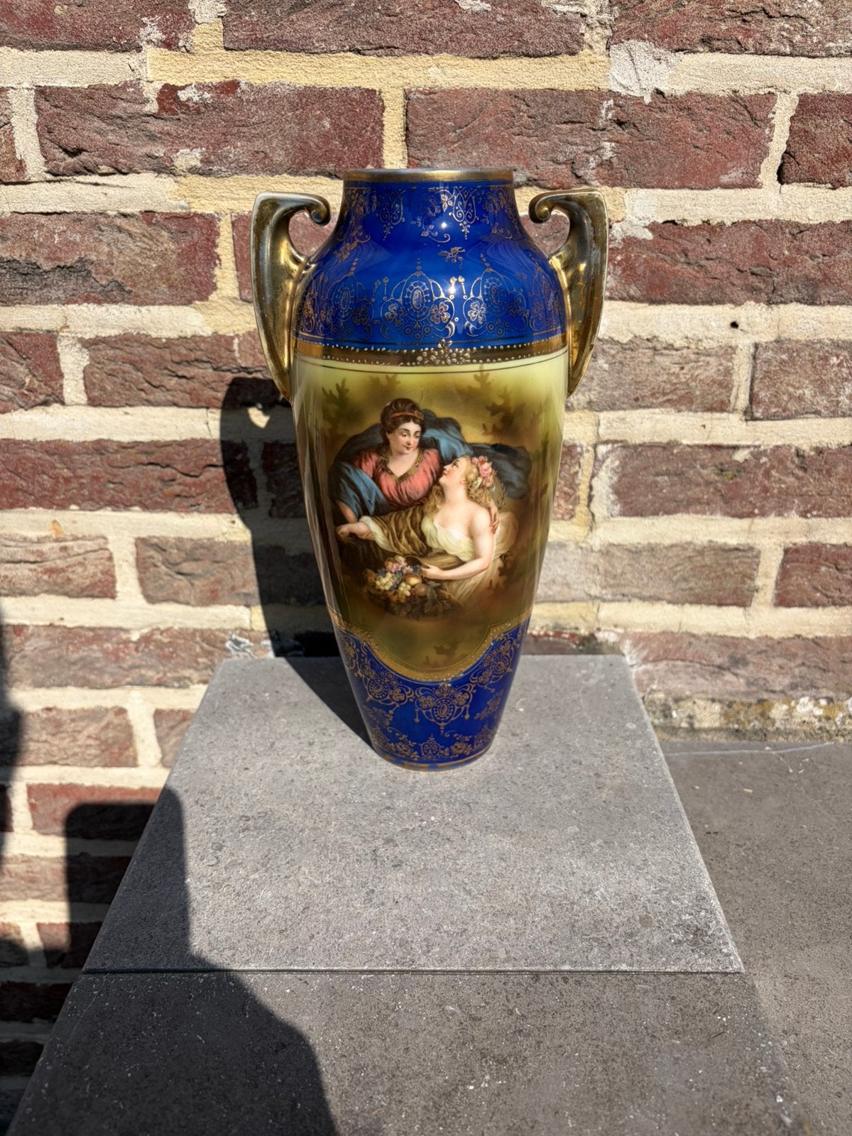Vase à portrait rare et ancien RS Suhl, Antiquités & Art, Enlèvement