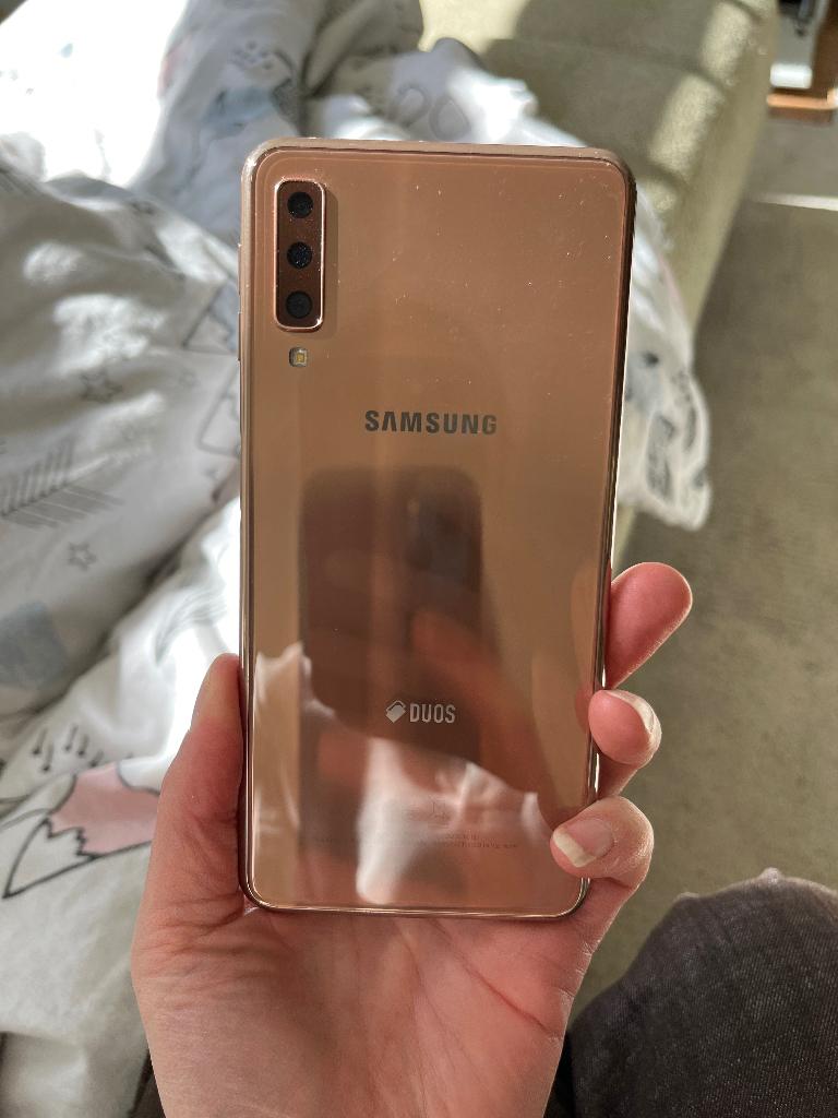 Samsung Galaxy A7 (2018) Duos - Parfait état - Double SIM, Télécoms, Enlèvement ou Envoi, Rose, Comme neuf, 64 GB