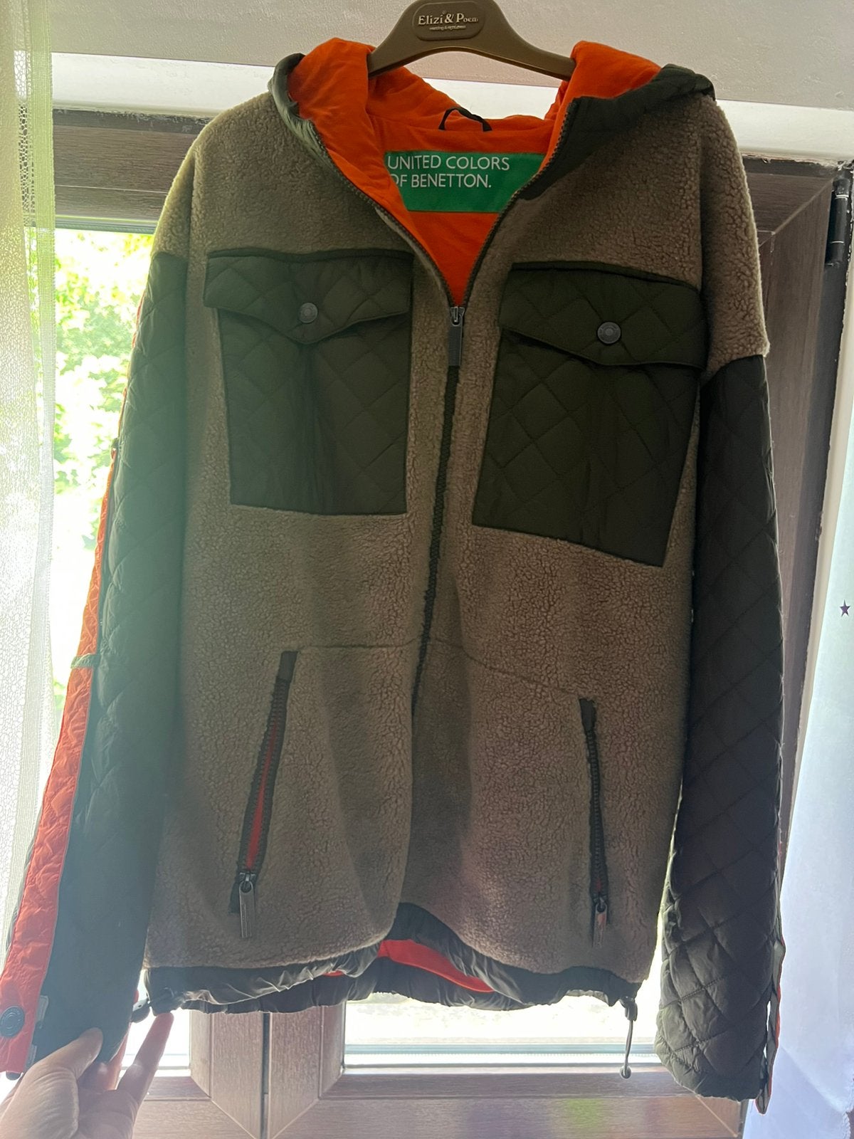 United Colors of Benetton Teddy/Fleece jas, maat M, Ophalen of Verzenden, Maat 48/50 (M)