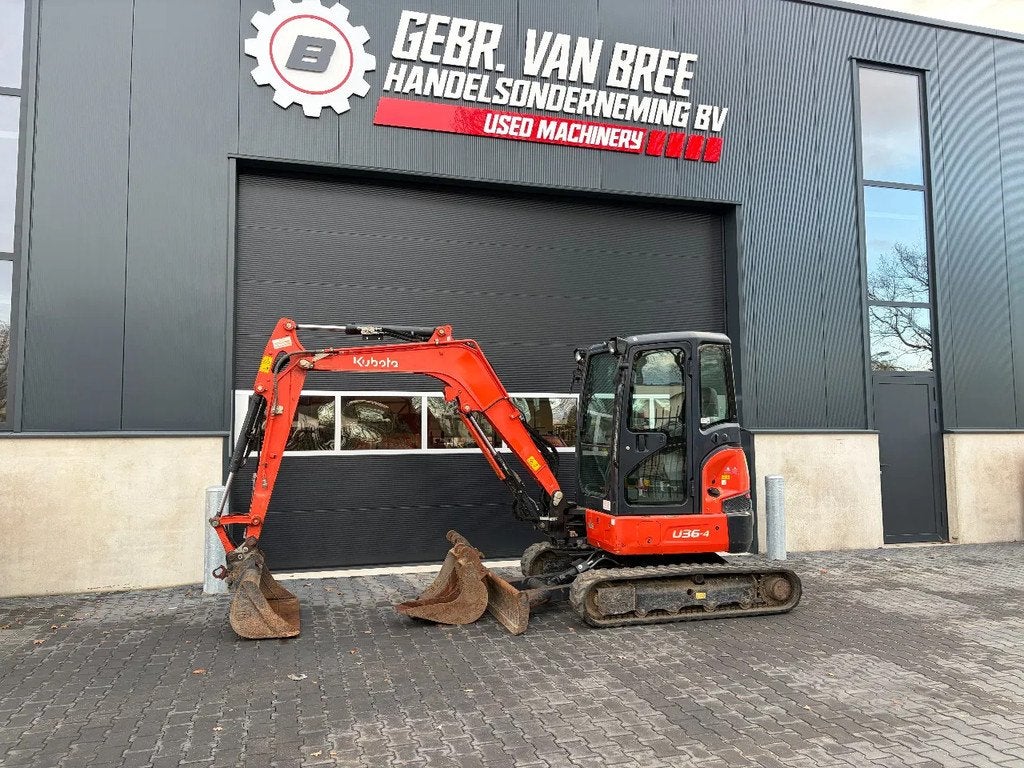 Kubota U36-4 minigraver/graafmachine, Articles professionnels, Machines & Construction | Grues & Excavatrices, Excavatrice