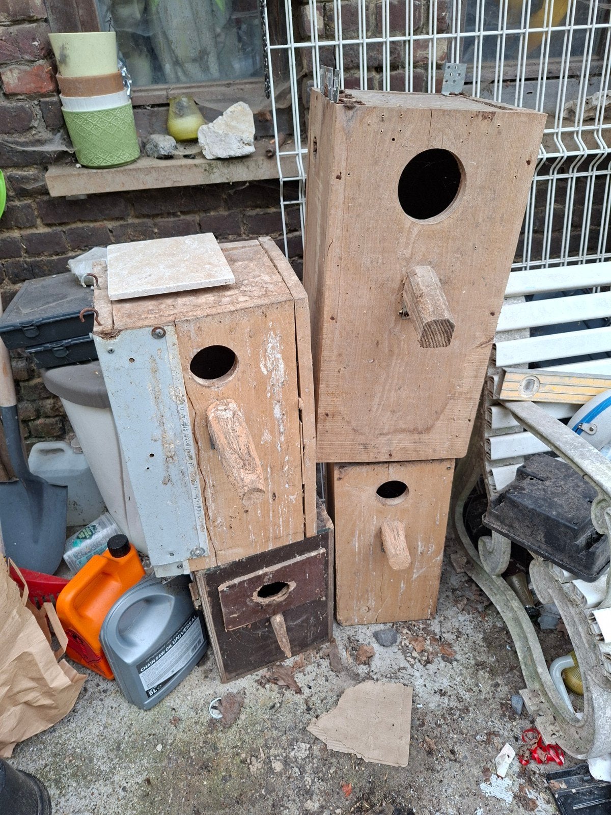 4 broedblokken, Ophalen