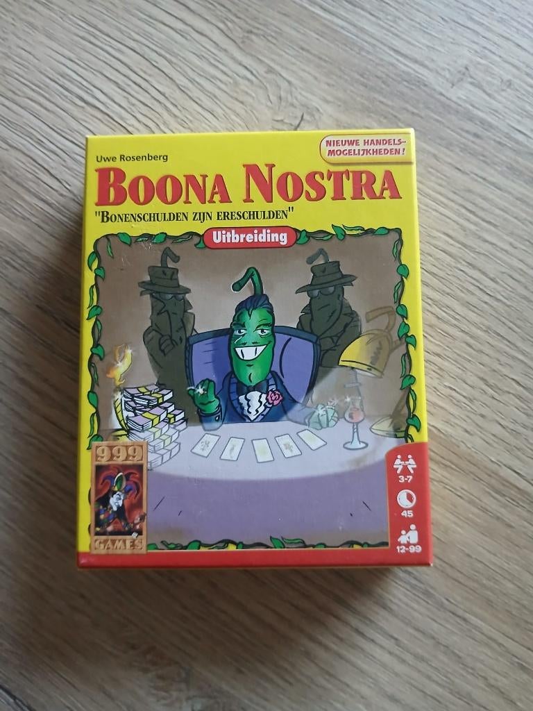 Boona Nostra, Hobby en Vrije tijd, Ophalen of Verzenden, Zo goed als nieuw, 999 Games
